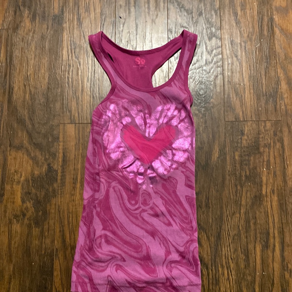 So pink and purple 2000s y2k tank top size small